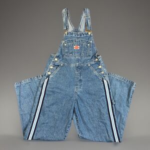 Women’s Revolt Vintage Denim Jeans Carpenters Bib Overalls Size Medium